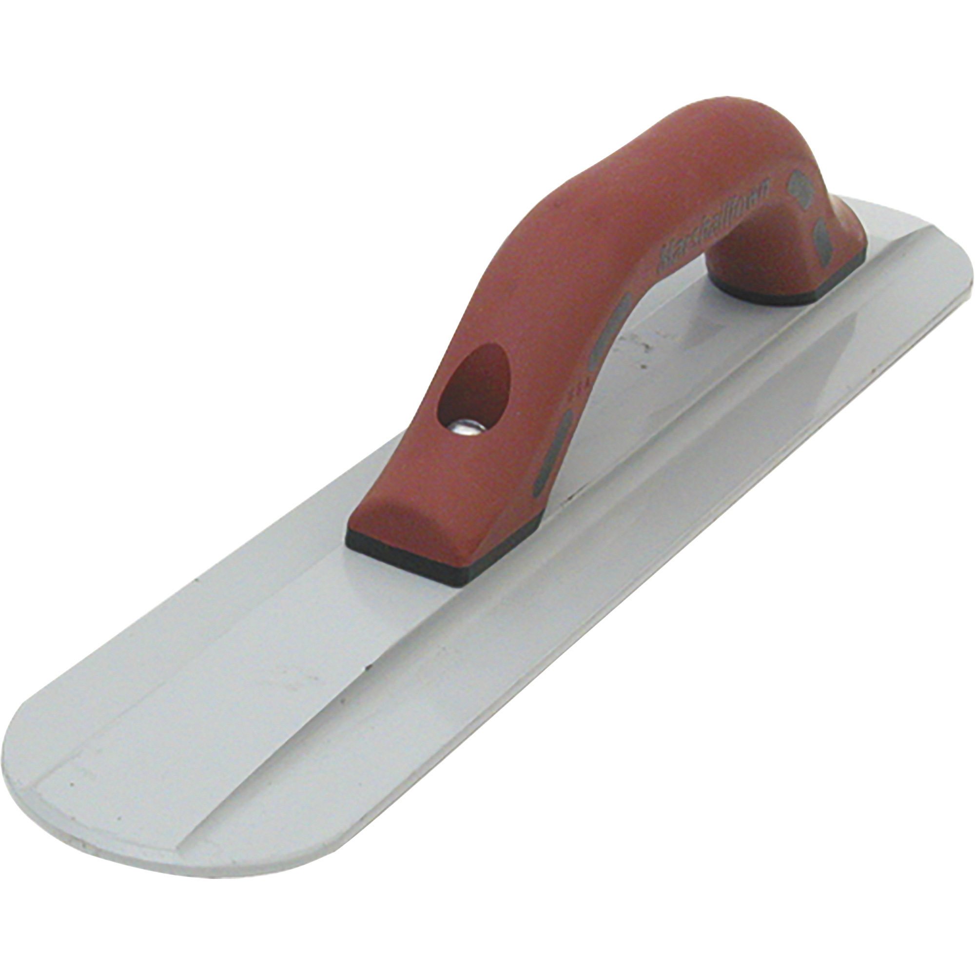 Marshalltown 16in.L x 3 1/8in.W Round-End Magnesium Float Blade, Model# 143D